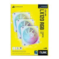 ราคา Corsair iCUE LINK LX120 RGB 120mm PWM Fans Starter Kit (White, 3 Fans), CO-9051030-WW (43762531713)