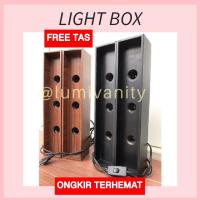 ราคา กล่องไฟ3อุปกรณ์แสงกล่องโต๊ะเครื่องแป้งโคมไฟmuaช่างแต่งหน้ากล่องโคมไฟโต๊ะเครื่องแป้งกล่องไฟแบบพกพา (24687806968)