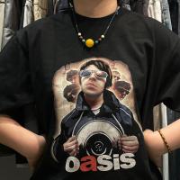 ราคา ร้อยชุด เสื้อยืดพิมพ์ลายวินเทจย้อนยุค oasis 90s (24836089554)