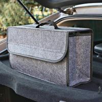 ราคา Car Storage Bag Trunk Organizer Box Felt Cloth Storage Box Auto Cargo Container Bags Multi-Pocket Tidying Bags Car Acces (26183977828)