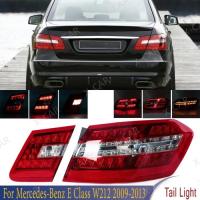 ราคา For Mercedes-Benz E Class W212 2009-2013 Car Led Rear Tail Light Sedan Rear Bumper Brake Light Tai (49454690409)