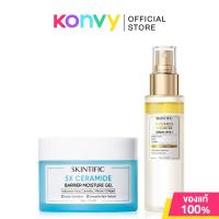 ราคา SKINTIFIC Set 2 Item 5X Ceramide Barrier Moisture Gel 30g + Radiance Booster Serum Spray 100ml เซทบำรุงผิวหน้า. (40911554919)