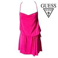 ราคา Guess เดรสกระโปรงเเขนกุด สีชมพูเว้าหลัง DS2 (19886820870)