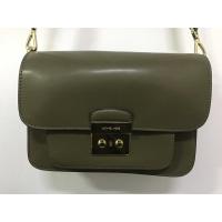 ราคา กระเป๋ามือสอง ของแท้ Michael Kors สีเขียวมะกอก หนังแท้ ขนาด 8 นิ้ว พร้อมส่ง (15049363457)