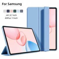 ราคา สําหรับ Samsung Galaxy Tab A9 X115 8.7 นิ้ว X110 แท็บเล็ต Galaxy Tab A9Plus SM-X210/X21116/X218 11 นิ้ว pu tri-fold กรณี (53405916106)