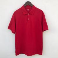 ราคา เสื้อโปโล Uniqlo Dry Pique สีแดง XL (43555898609)