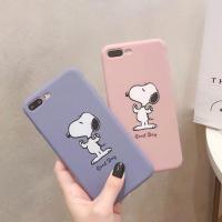 ราคา เคสนิ่ม สนู๊ปปี้ good day Purple Snoopy & Pink Snoopy iPhone 6/6s/6+/6s+/7/7+/8/8+/X/XS/XR/XSMAX (2114006123)