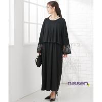 ราคา [จัดส่งจากประเทศญี่ปุ่น] Nissen_ ชุดคลุมท้อง ชุดให้นม ชุดเดรสลูกไม้สไตล์ญี่ปุ่นแท้ๆ สำหรับคุณแม่ตั้งครรภ์และหลังคลอด ใส่สบาย ทรงหลวม พรางหุ่นยอดเยี่ยม ปกปิดต้นแขนและหน้าท้อง ผ้าพอนเต้ไม่เป็นขุย ซักง่า