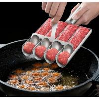 ราคา เครื่องทำลูกชิ้นสแตนเลส ช้อนตักลูกชิ้น เครื่องทำลูกชิ้น ลูกชิ้นปลา ลูกชิ้นกุ้ง 4 ลูก เครื่องมือทำลูกชิ้นปลา ลูกชิ้นกุ้ง (28416332015)