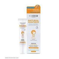 ราคา ดร.สมชาย เนเชอรัล ซันสกรีน SPF 50 ผิวหน้า (สีเนื้อ) SPF 50+ PA+++ UVA & UVB 100% physical sunscreen 20g. (1731669086)