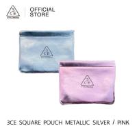 ราคา 3CE Square Pouch Metallic กระเป๋าอเนกประสงค์ ใส่เครื่องสำอางค์ ของใช้กระจุกกระจิก #ของแท้ PREMIUM GIFT (24989890093)