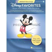ราคา DISNEY FAVORITES – INSTANT PIANO SONGS: Simple Sheet Music+Audio Play-Along (HL00283720) (7318773781)
