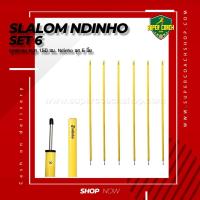 ราคา ชุดเสาหมุดสลาลม ndinho set6/สลาลม เสาสไลด์ อุปกรณ์ซ้อมสำหรับนักกีฬา เสาซ้อมบอล (3104647293)
