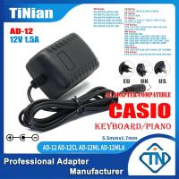 ราคา 12V 1.5A AD-12 อะแดปเตอร์ AC สําหรับ Casio PX-400 400R PX-410 410R PX-500 500L PX-555 555R PX-800 WK-8000 คีย์บอร์ดเปียโนอิเล็กทรอนิกส์แหล่งจ่ายไฟ (20424911243)