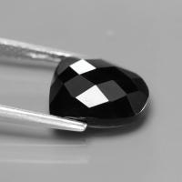 ราคา 4.80 ct พลอยแท้ นิล (Black Spinel) พลอยดิบ ทรงแฟนซี สีดำ กาญจนบุรี (49500544132)