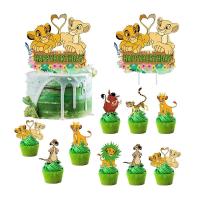 ราคา Lion King Simba Party เค้กตกแต่ง Disney Theme Party เค้กใส่เด็กวันเกิดเบเกอรี่ 1 ชิ้น Simba เค้กตกแต่ง TQ1D (53452460948)