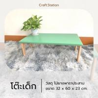ราคา โต๊ะเด็ก โต๊ะเขียนหนังสือเด็ก โต๊ะเล่นของเล่น ไม้แท้ (23179325006)