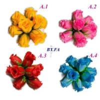 ราคา ดอกกุหลาบปลอม ดอกกุหลาบแย้ม (ดอกกุหลาบตูม) ดอกกุหลาบวา ดอกกุหลาบผ้า หัวดอกกุหลาบ No.096 (3235264552)