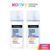 ราคา Neutrogena Ultra Sheer Fluid Facial Sunscreen Age Shield SPF50 PA++++ [40ml x 2pcs] นูโทรจีนา ครีมกันแดดเนื้อฟลูอิด. (40858404989)