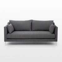 ราคา modernform โซฟา รุ่น ALEXIS 3 ที่นั่ง ขาโครเมี่ยม หุ้มผ้าEasy clean สีเทาดำ (13863729818)