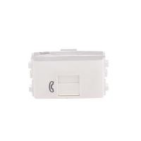ราคา Chaixing Home เต้ารับ TEL 6 ขา 4 สายม่าน C-Concept SCHNEIDER รุ่น 3031RJ64M-T สีขาว (12319261027)