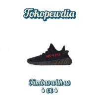 ราคา Adidas origins Yeezy Boost350V2 with black and red letters "Bred" for anti slip and wear reduction Shock low top sports (18494978785)