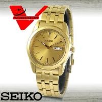 ราคา veladeedee.com SEIKO Neo Classic นาฬิกาข้อมือผู้ชาย สีทองหน้าปัดทอง รุ่น SGGA48P1 (2274735216)
