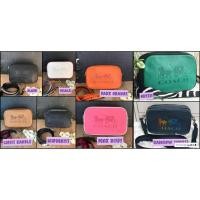 ราคา Coach แท้ ✔️กระเป๋า Crossbody 2 ซิป ลายรถม้า | Coach Jes Crossbody in Colorblock (2346927538)