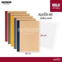 ราคา [[สมุดโน๊ตB5Muji]] ราคา/เล่ม MUJI มูจิ แท้100% มีเส้น สมุดจด Paper Notebook B5 (29924940459)