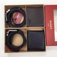 ราคา LEVI'S WALLET AND BELT GIFT SET แท้ กระเป๋าสตางค์+เข็มขัด Levi's (2602120839)