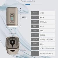 ราคา ปั๊มลมไฟฟ้าแบบไร้สาย พกพาสะดวก สำหรับใช้ในบ้านและกลางแจ้ง - ปั๊มลมไฟฟ้าที่มีไฟ LED และแบตเตอรี่ลิเธียม ชาร์จเร็ว ใช้งานได้ทั้งสูบลมและเป่าลม (48906312785)