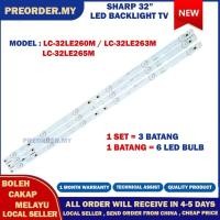 ราคา BACKLIGHT 32" LED TV SHARP LC-32LE260M LC-32LE263M / LC-32LE265M Mlc1 32" / (49454896104)