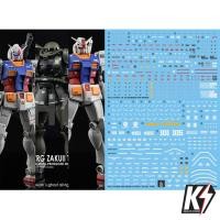 ราคา Waterdecal CG HG GTO Green Zaku&RX78-2 #ดีคอลน้ำสำหรับติดกันพลา กันดั้ม Gundam พลาสติกโมเดลต่างๆ (12404302759)