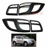 ราคา (1คู่) ครอบไฟท้าย รถยนต์ เชฟโรเลต เทรลเบลเซอร์ 2012-2019 สีดำด้าน Chevrolet Trailblazer ครอบไฟ ครอบท้าย ของแต่ง ราคาถูก (1924928026)
