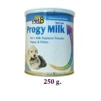 ราคา Pet8 Progy Milk นมผงสำหรับสัตว์ นมผง สุนัข แมว 250 g (18824637058)