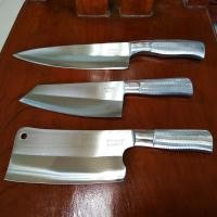 ราคา Kitchenaranyik มีดทำครัว มีดชุดทำครัว ชุด 3 ชิ้น ใบมีดสแตนเลส ด้ามจับสแตนเลส มีดอรัญญิกแท้ ชุด S2 (6312047269)