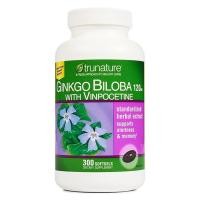 ราคา TruNature Ginkgo Biloba With Vinpocetine 120 Mg(300 Softgels)บำรุงสมอง (1673485293)