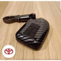 ราคา กรอบ-เคส ใส่กุญแจรีโมทรถยนต์ Toyota Yaris 5 ประตู,Yaris Hatchback 2014-25 แบบ Push Start รุ่น 2-3 ปุ่ม ลายเคฟล่า (17541484050)