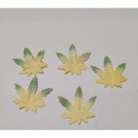 ราคา ใบไม้กระดาษสา ดอกกระดาษสา งานฝีมือ งาน DIY งาน handmade ประดิษฐ์ดอกไม้ ประดับบอร์ด (100ชิ้น/แพ็ค) (10025063677)