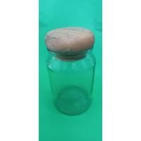 ราคา โถแก้วฝาจุกไม้ขนาดความสูงมือสองสภาพพอใช้ (17403255246)