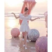 ราคา เดรสสั้น แขนระบาย ป้าย love lady ไซส์ 4xl มือ 1 ป้ายห้อย (5079787149)