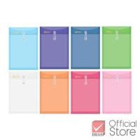 ราคา [แพ็ค 12 แฟ้ม] Elephant แฟ้ม แฟ้มซองพลาสติก ผูกเชือก No.435A4 จำนวน 12 แฟ้ม (25544218506)