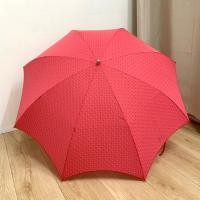 ราคา ร่มญี่ปุ่นมือสอง ร่มพับ 2 ตอน สีแดงชมพู ลายจุด คลาสสิค (18886138942)
