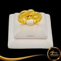 ราคา Ring (No.72RD) แหวนหุ้มทอง แหวนผู้หญิง แหวนแฟชั่นทองชุบ ลายหัวโปร่งเกลียวพ่นทราย นน.1 สลึง งานเคลือบแก้วหนาพิเศษ (22207709189)