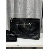 ราคา ของแท้100% Studio9 Saera bag มือสอง สีดำ มาพร้อมสายยาว Crossbody กระเป๋าแบรนด์เกาหลี กระเป๋าหนังมือสอง (53802262920)