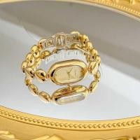 ราคา Scottie scottie Watch Gold Watch 9731B Steel Band Oval Bracelet Bracelet Bracelet Ladies Trading (53454557042)