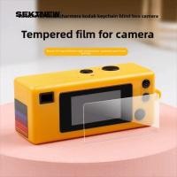 ราคา SEKINEW สําหรับกล้อง Kodak กระจกนิรภัยหน้าจอ, 9H กล้องดิจิตอลแบบพกพาป้องกันหน้าจอ,พวงกุญแจอุปกรณ์เสริมกล้องโปร่งใสฟิล์มแก้วสําหรับ Kodak Charmera (47504877095)