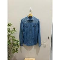 ราคา KEMEJA Zara Man Original Basic Slim Fit Denim Outer Shirt Original Preloved (58156219706)