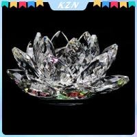 ราคา [kzn] 60 มม.คริสตัลควอตซ์ดอกบัวดอกไม้หัตถกรรมแก้ว Fengshui เครื่องประดับรูปแกะสลักงานแต่งงานตกแต่งบ้านของที่ระลึก Luy คริสตัล Lotus เครื่องประดับ [vn] (54756220816)