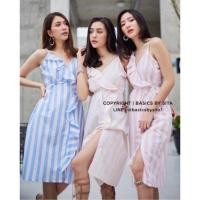 ราคา ส่งต่อ Basics by sita - Frilled dress สีส้ม (9593488066)